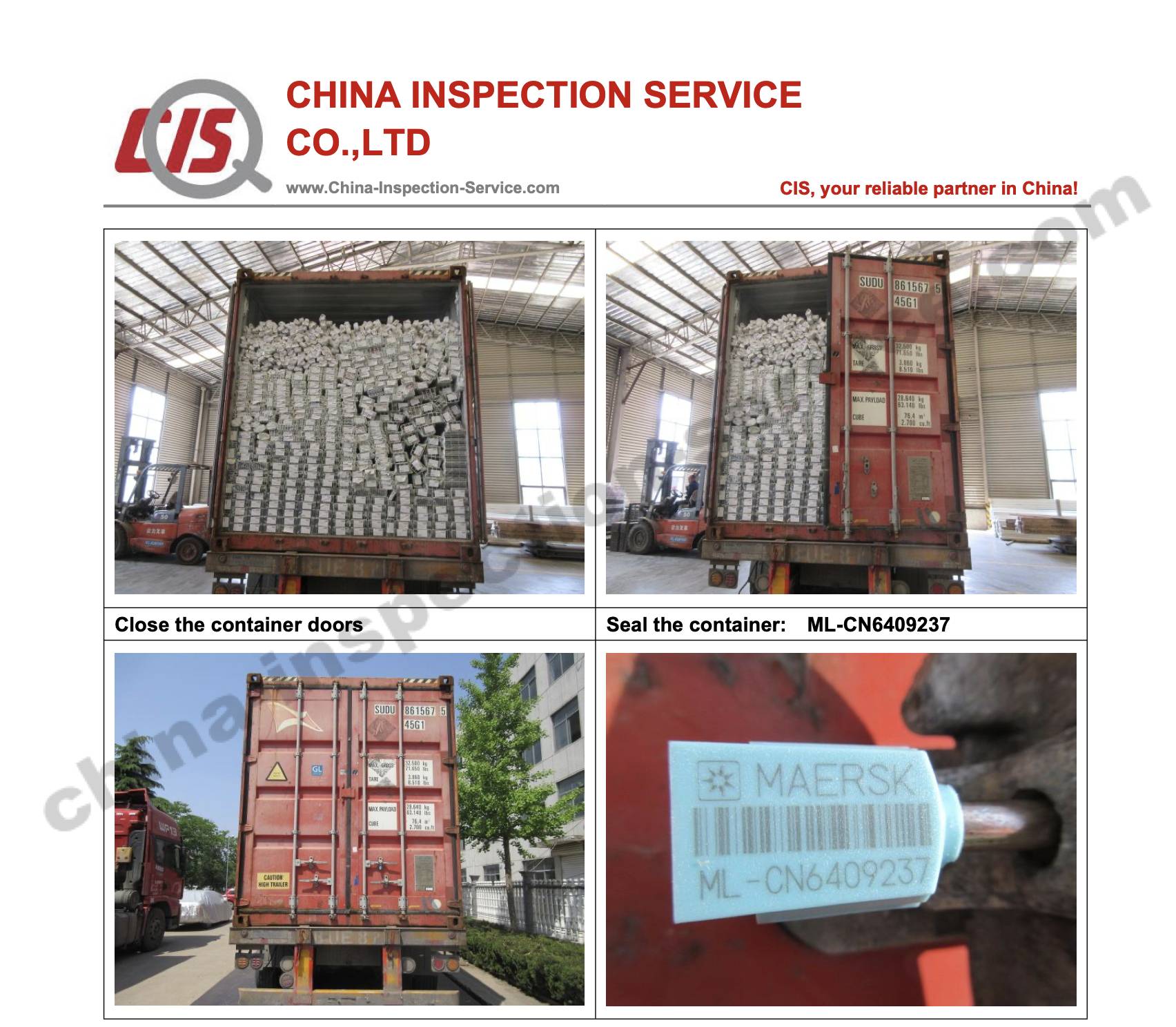container loading check